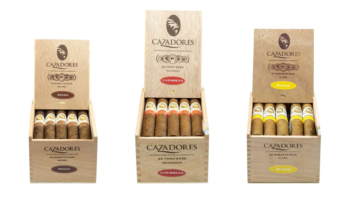 La Aurora расширяет линейку Cazadores тремя ароматизированными сигарами
