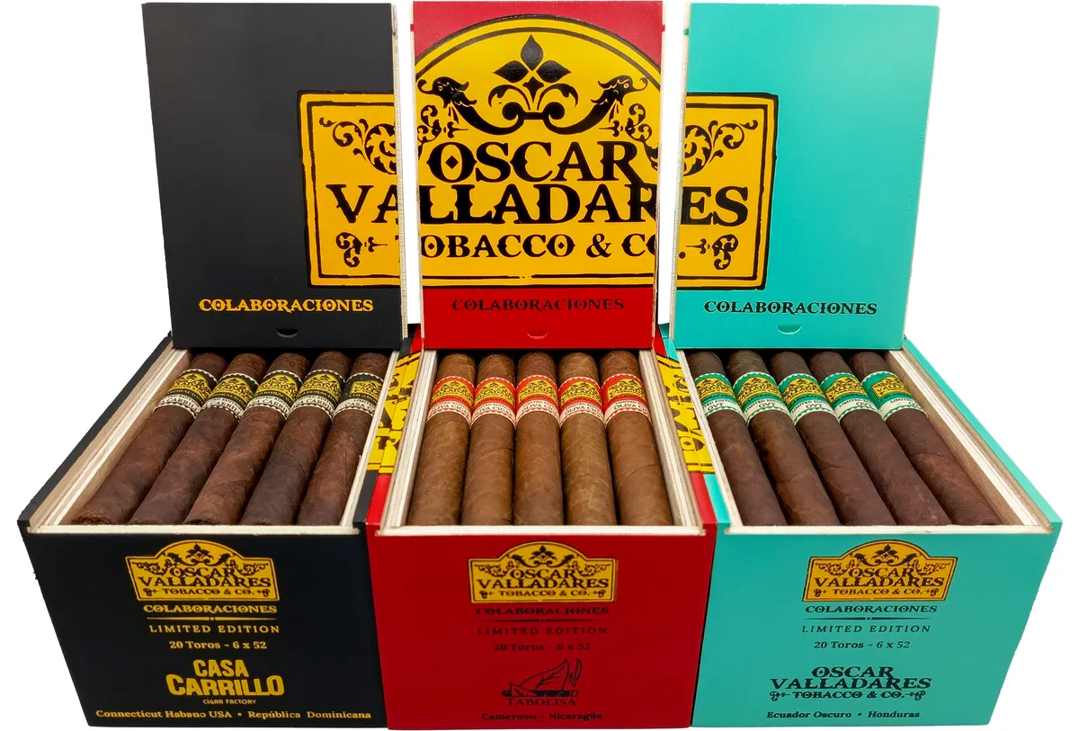Oscar Valladares Tobacco & Co. начала отгрузку серии Colaboraciones