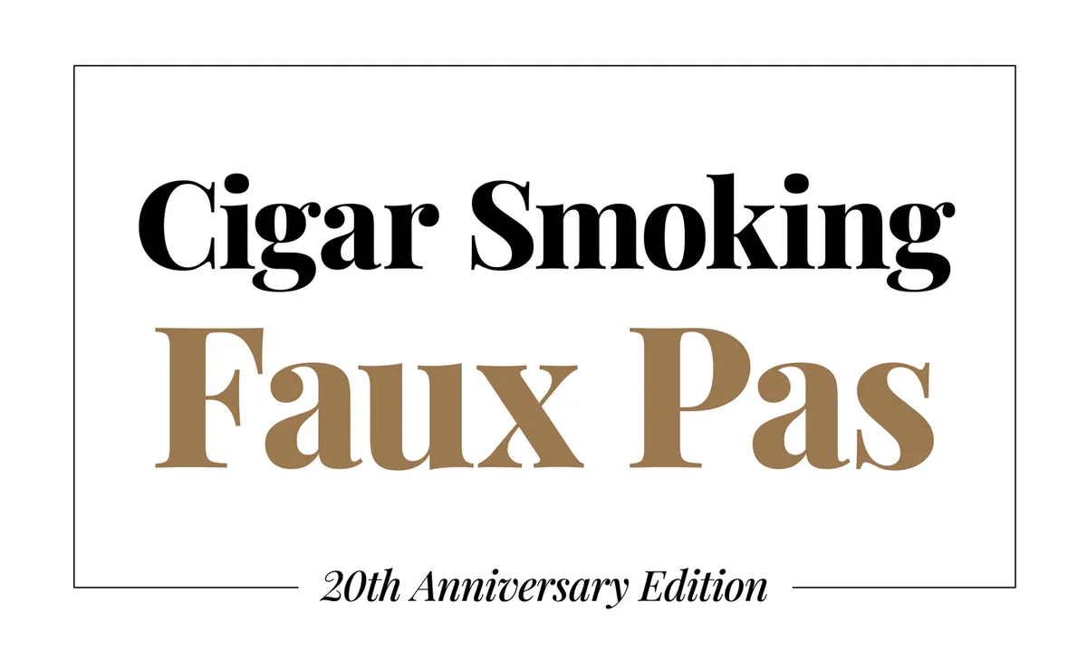 Cigar Snob опубликовал список самых распространённых ошибок курильщиков сигар