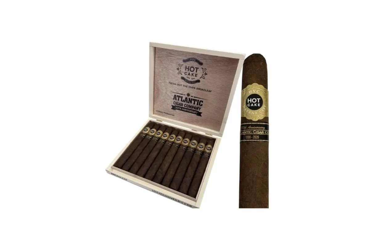 HVC выпустила эксклюзивную витолу Hot Cake Fresh Out of the Oven Broadleaf для Atlantic Cigar